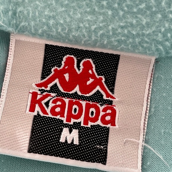 Kappa Vintage Light Blue Fleece Sleeveless Vest size medium - Picture 4 of 6